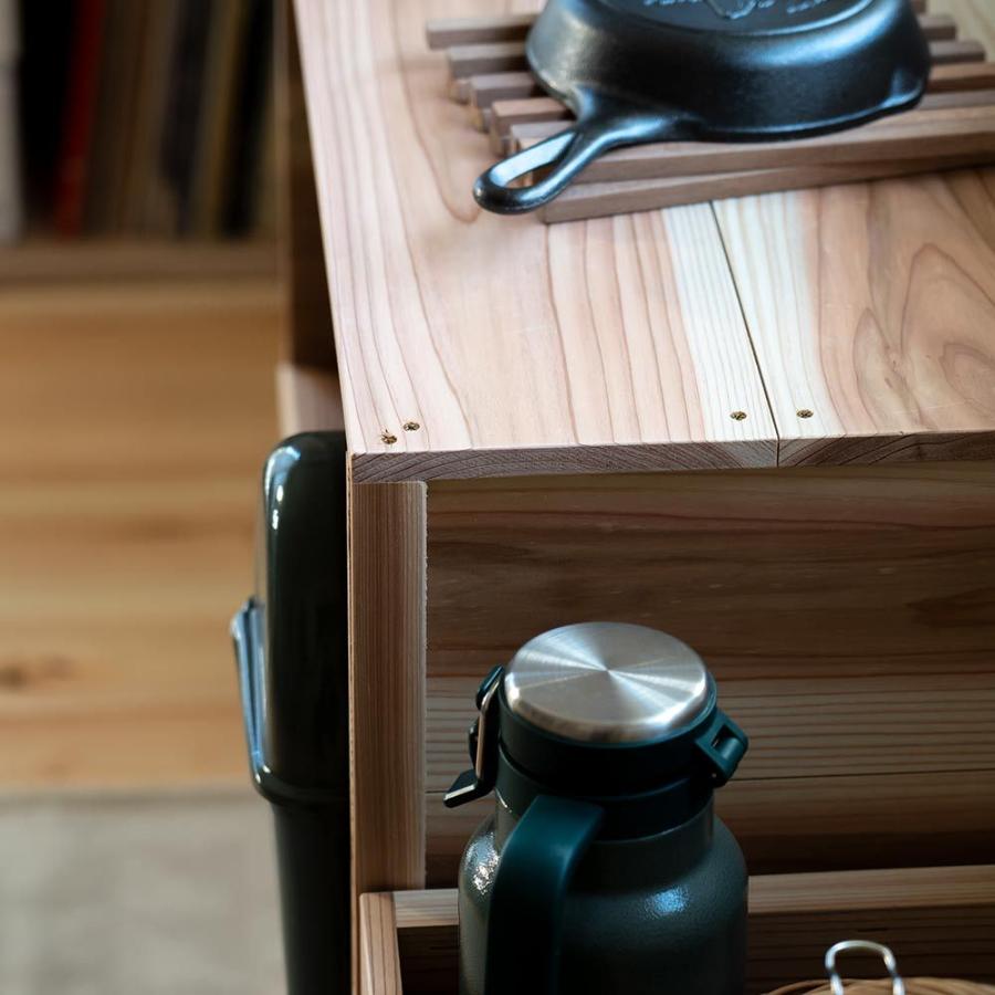 国産りんご箱 上小節 杉 630×300×310 木箱 収納ボックス : イエノLabo