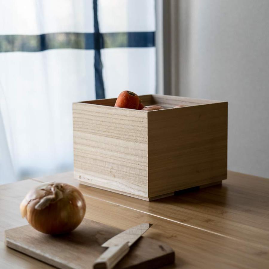 増田桐箱店 桐の野菜保存箱 S すのこ キッチン収納 : イエノLabo
