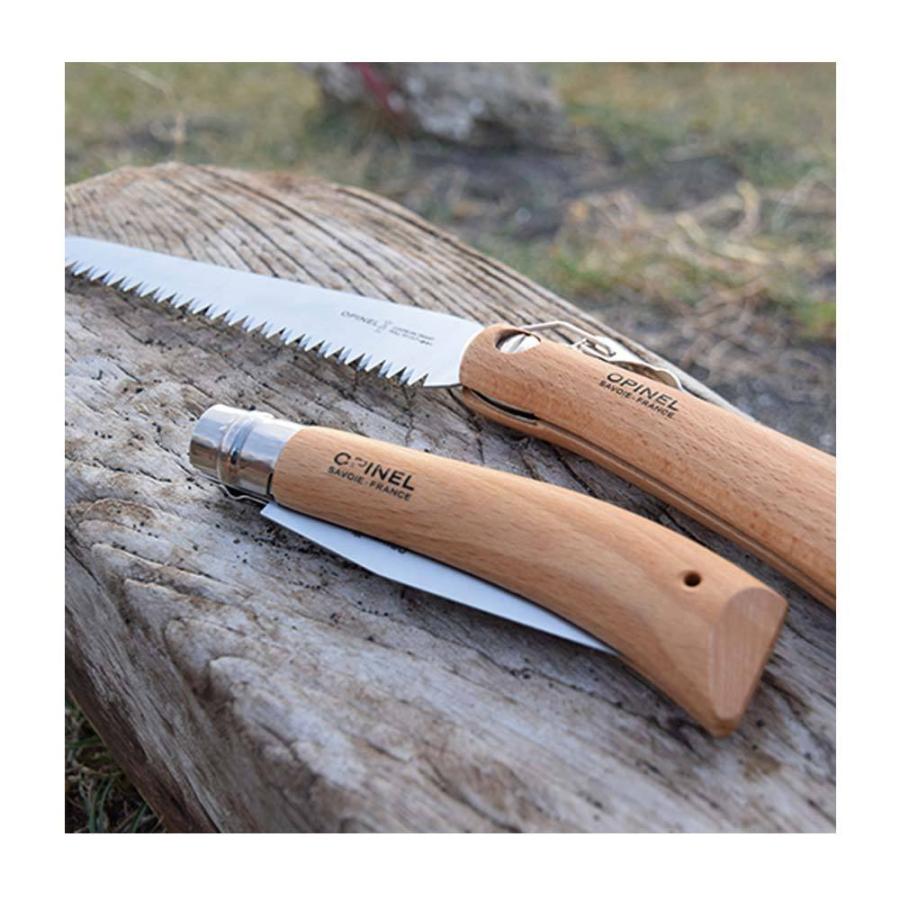 ちゃんともオーダーページ オピネル 12 ノコギリ 手斧 OD色飾りエンド OPINEL（オピネル） ナイフ フォールディングノコギリ #12 : イエノ
