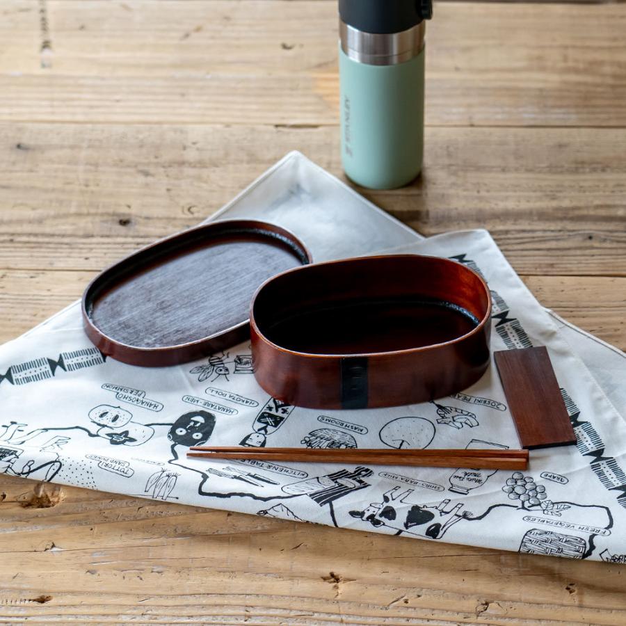弁当箱 すり漆丸 小判 大 松野屋 490ml : イエノLabo. - 通販 - Yahoo
