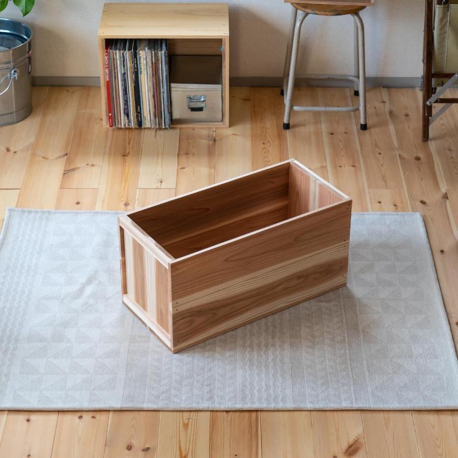 アウトレット】りんご箱 上小節 国産りんご箱 杉 630×300×310 : イエノ