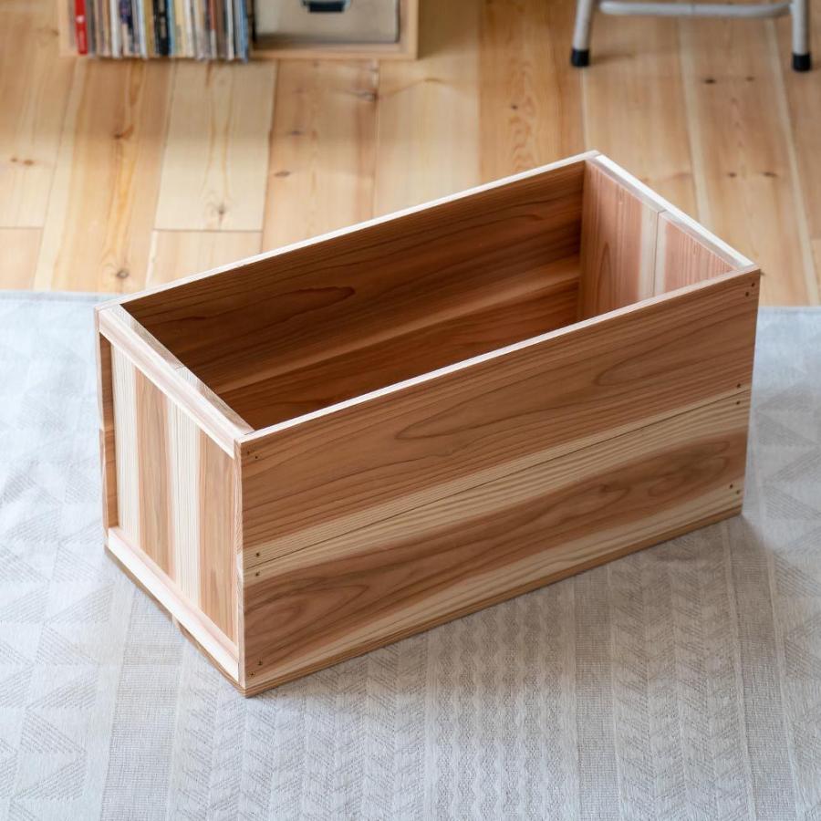 アウトレット】りんご箱 上小節 国産りんご箱 杉 630×300×310 : イエノ