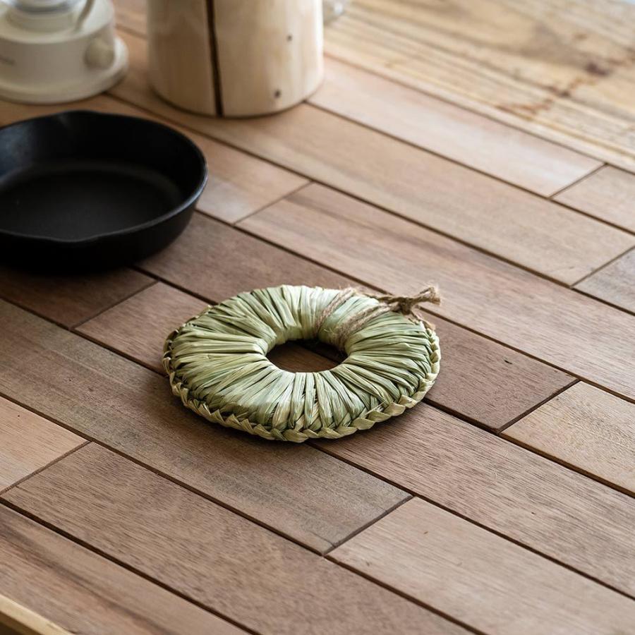 松野屋 イナワラ鍋敷き 小 鍋敷き キッチン 20-1471 : イエノLabo