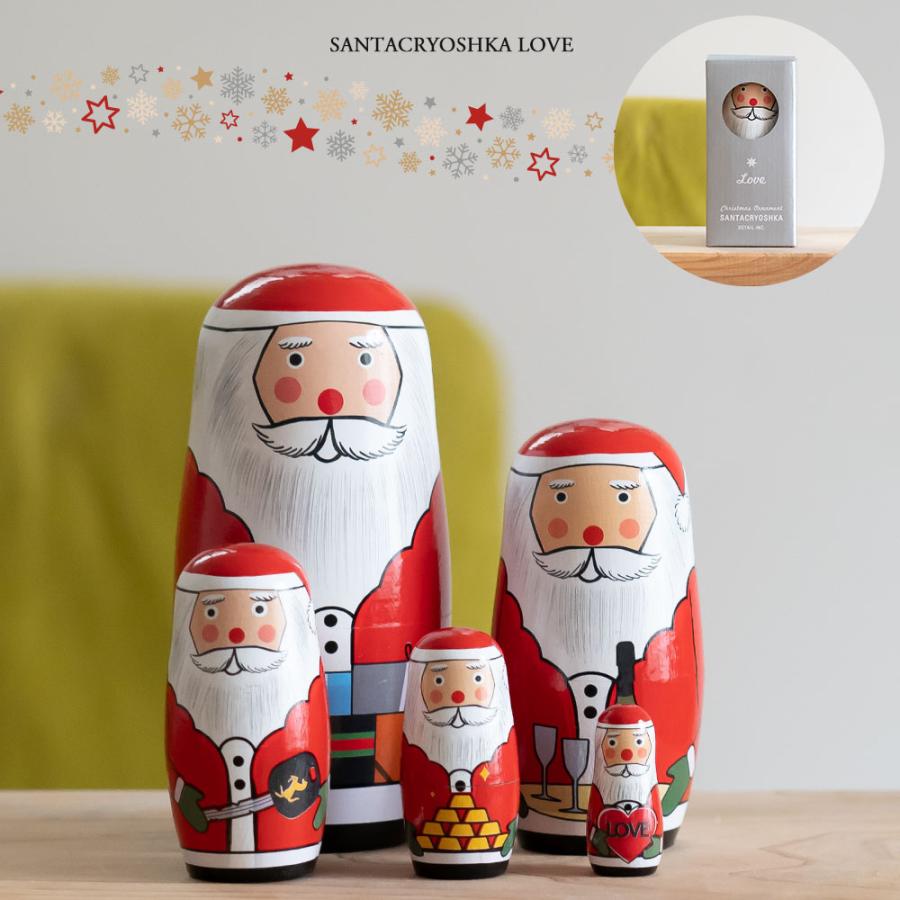 DETAIL（ディテール） SANTACRYOSHKA LOVE マトリョーシカ : イエノ
