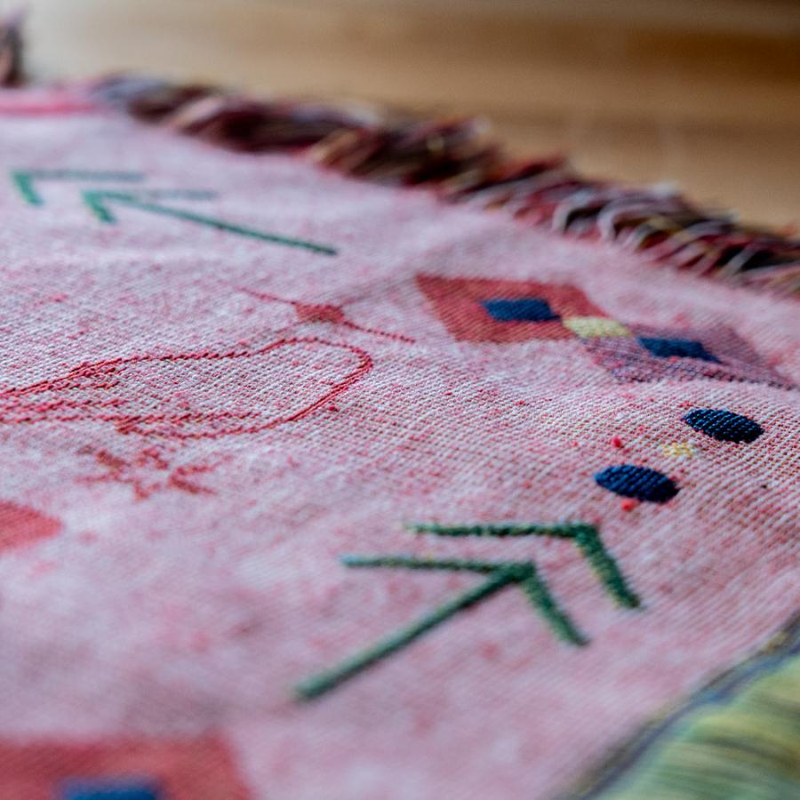 DETAIL OAX Throwket メキシコ ラグ ブランケット : イエノLabo DETAIL OAX Throwket メキシコ ラグ ブランケット : イエノLabo