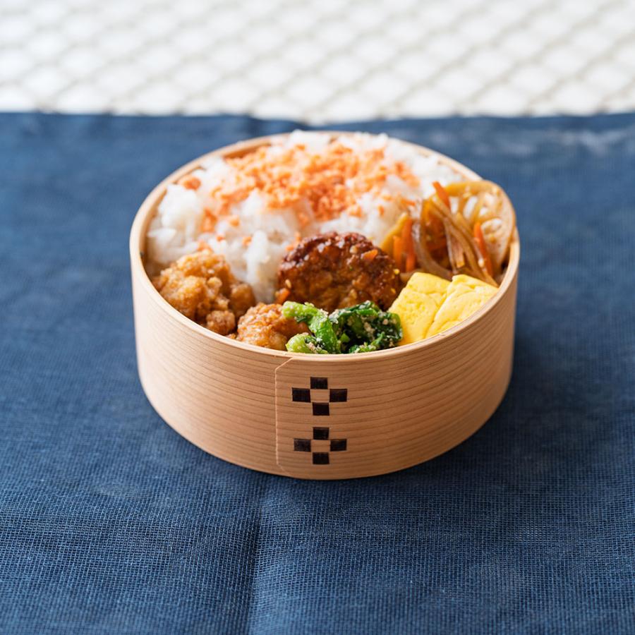 モッカツ わっぱ弁当 丸型 国産 日本製 曲げわっぱ 弁当箱 ランチ
