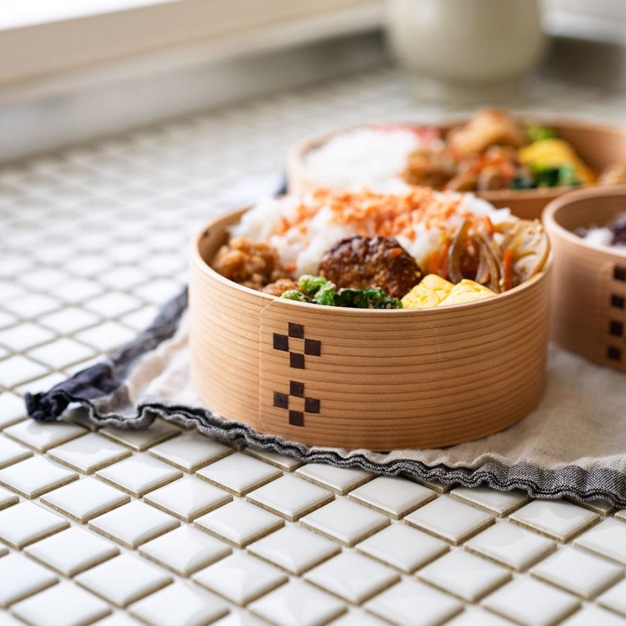 モッカツ わっぱ弁当 丸型 国産 日本製 曲げわっぱ 弁当箱 ランチ