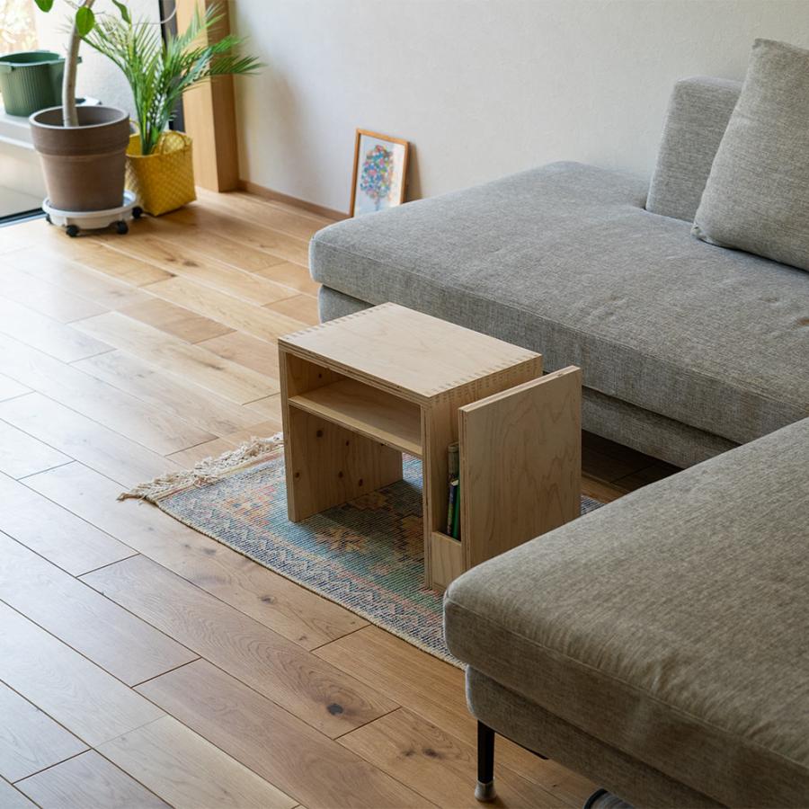 S字型サイドテーブル ソファーテーブル サイドラック ローテーブル