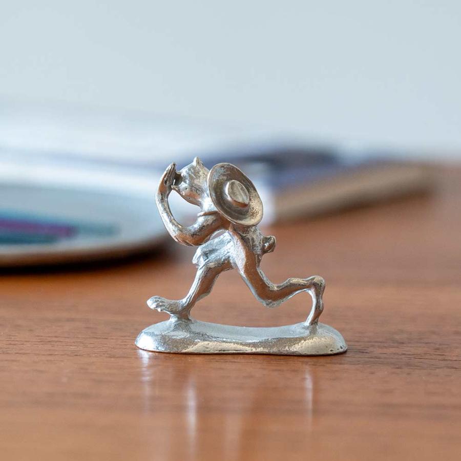 炭谷三郎商店 香立 鳥獣人物戯画 富山県高岡市 錫 お香立て インセンス