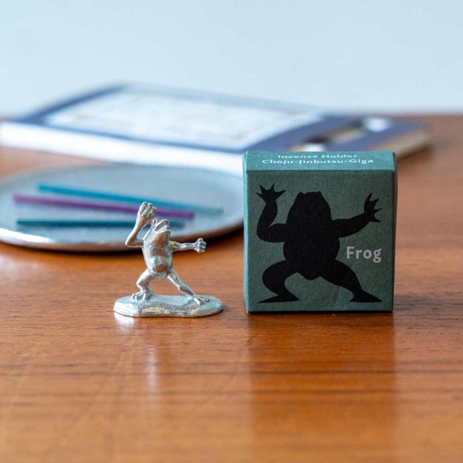 炭谷三郎商店 香立 鳥獣戯画 錫 楽天市場】錫の香立て鳥獣戯画 うさぎ炭谷三郎商店 : surou web shop