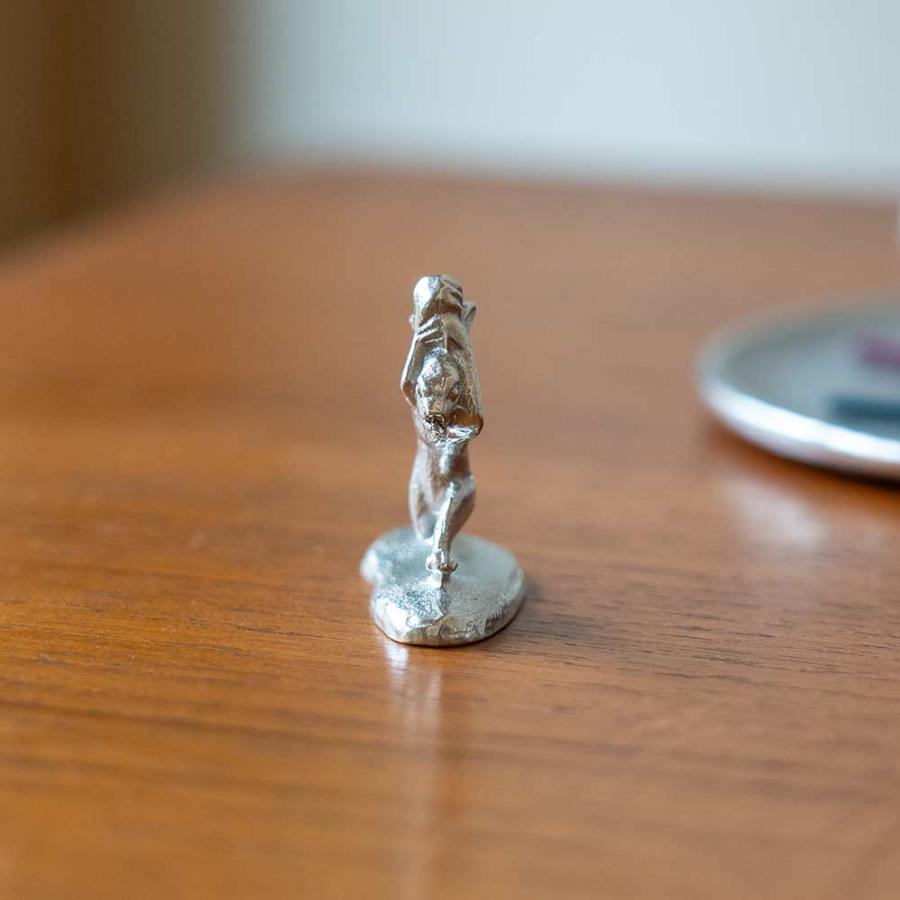 炭谷三郎商店 香立 鳥獣人物戯画 富山県高岡市 錫 お香立て イン