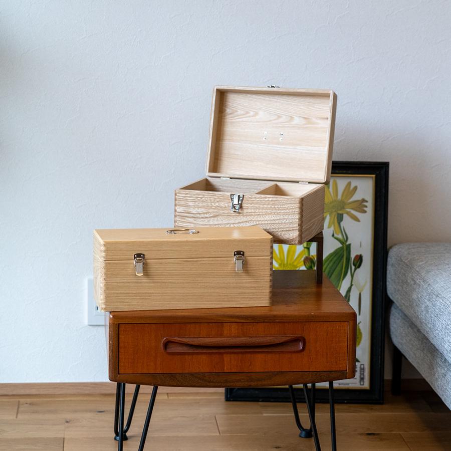 国産セン材の救急箱 GAKUNAN 岳南木工商会 収納 道具箱 木箱 : イエノ