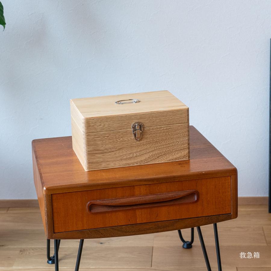 国産セン材の救急箱 GAKUNAN 岳南木工商会 収納 道具箱 木箱 : イエノ