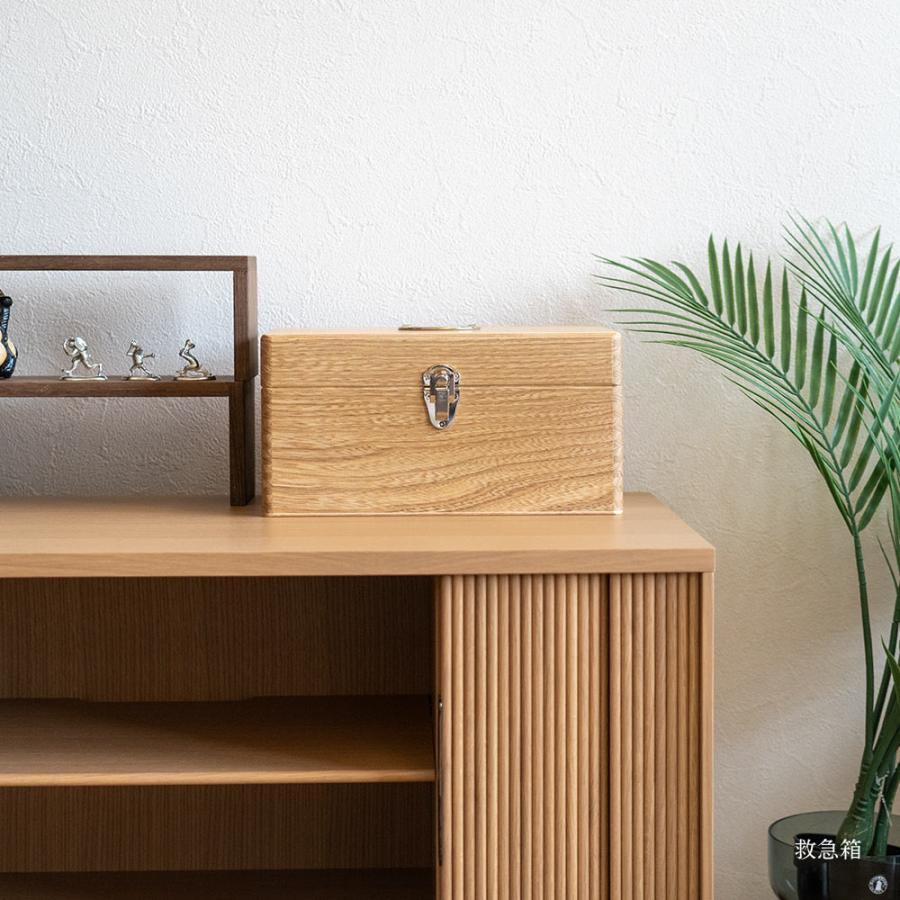 国産セン材の救急箱 GAKUNAN 岳南木工商会 収納 道具箱 木箱 : イエノ