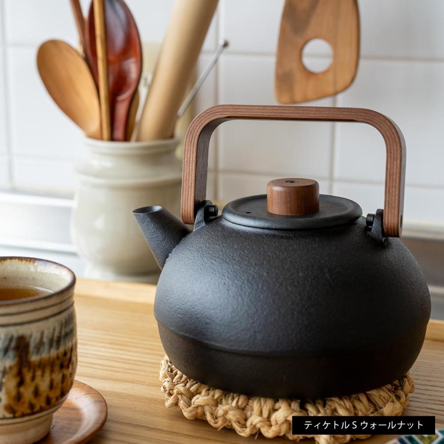 鋳心ノ工房 ティケトル M 山形鋳物 急須 緑茶 鉄瓶 日本製 : イエノ
