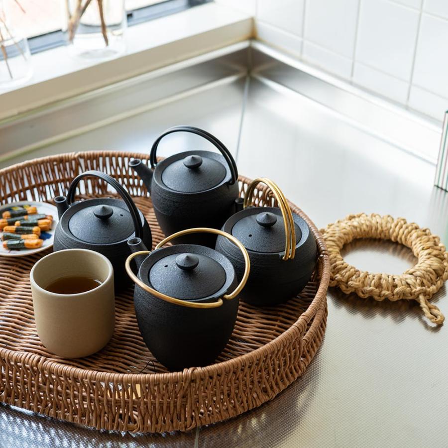鋳心ノ工房 ティポット 真鍮 山形鋳物 急須 緑茶 鉄瓶 日本製 1-2人用