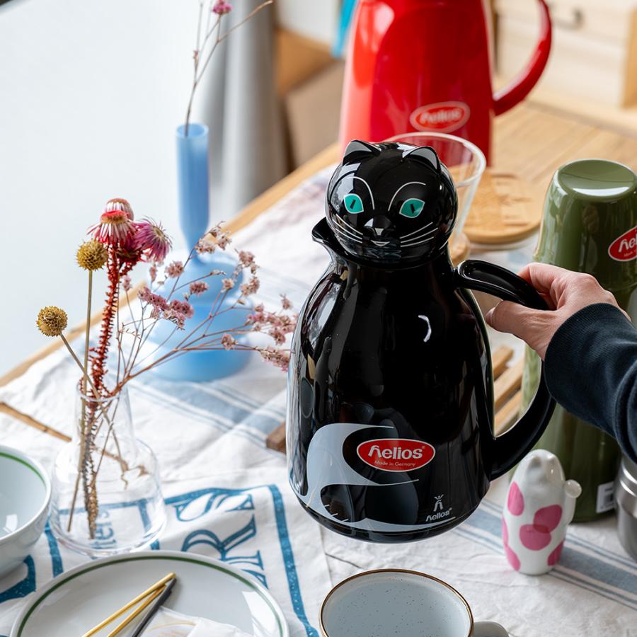 helios サーモ キャット Thermo Cat ヘリオス ガラス魔法瓶 ポット 
