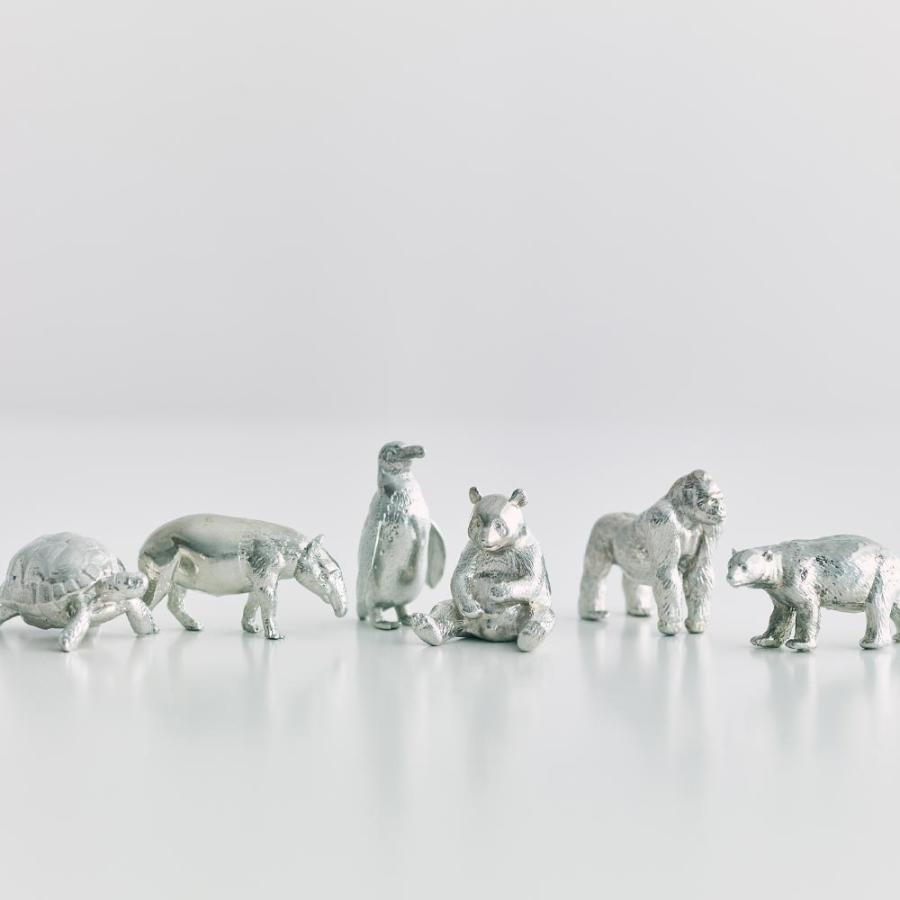 SUZU ZOO 錫100%の絶滅危惧種たち 浄化作用 抗菌 花瓶 Tindustry