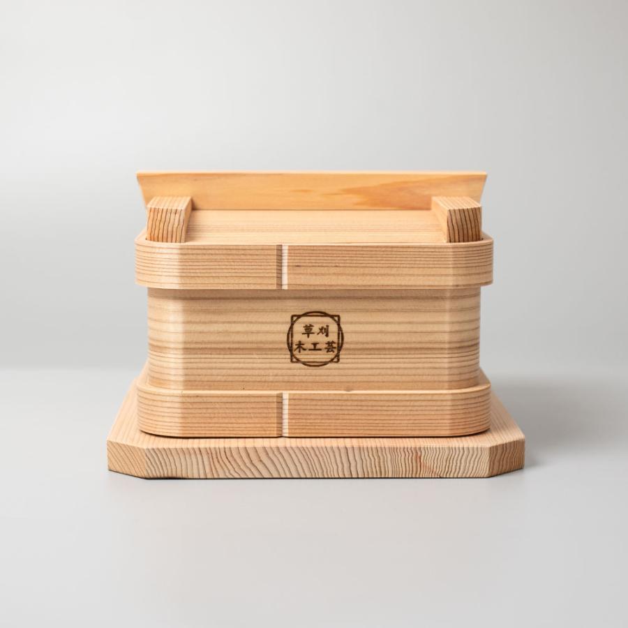 天然木角型一段せいろ21㎝（蒸台&すのこ付）未使用品 天然木角型一段せいろ21㎝（蒸台&すのこ付）未使用品 【公式通販】