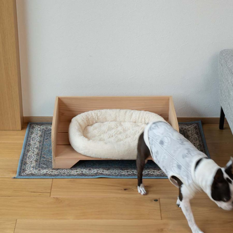 ペット ベット 木製 ベッド型 国産杉 犬用 猫用 超小型犬 小型犬 犬猫