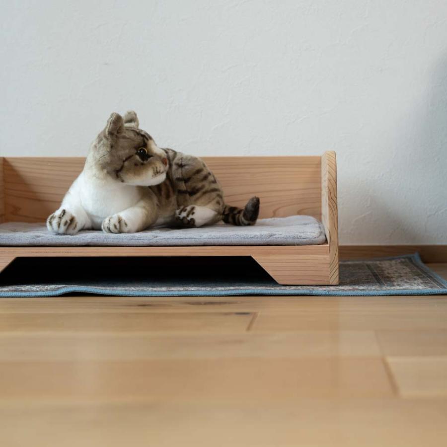 ペット ベット 木製 ベッド型 国産杉 犬用 猫用 超小型犬 小型犬 犬猫
