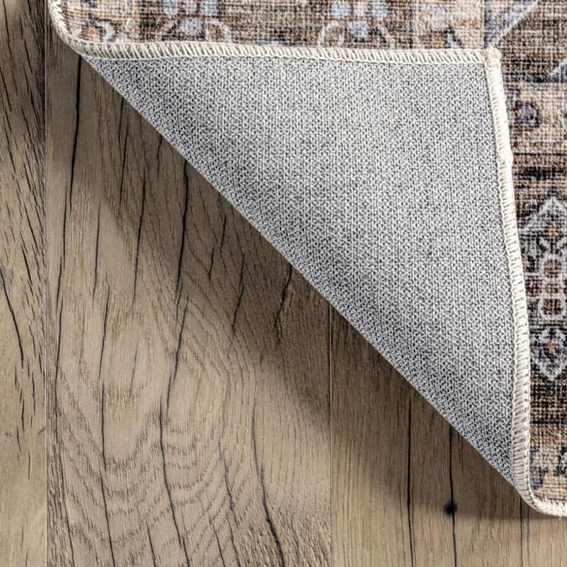 vintage rug 】カラジャラグメダリオン幾何学ヴィンテージラグ