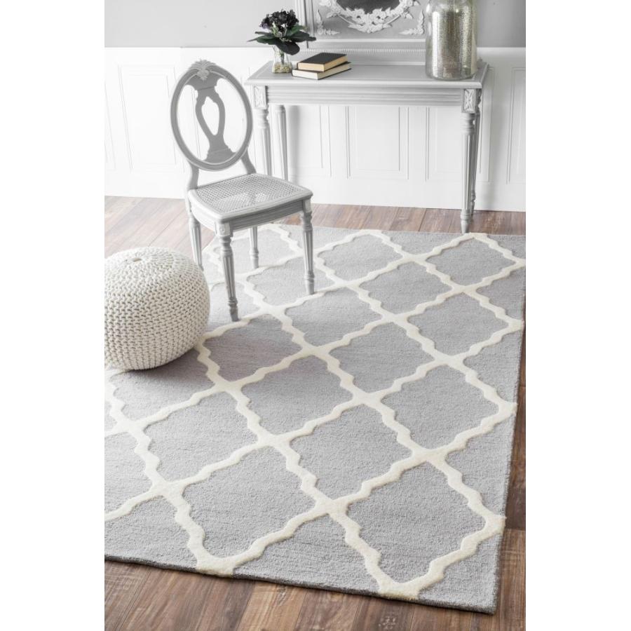 ラグ モロッカン ウール100 トレリス柄 おしゃれ カーペット 絨毯 Homespun Moroccan Trellis ライトグレー 105 165cm 0hjhk03a Pirlg 105 Ierug ヤフーショッピング店 通販 Yahoo ショッピング