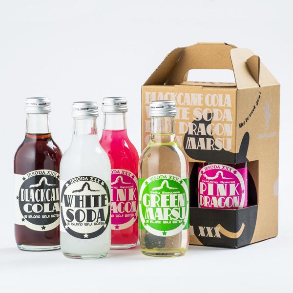 イエソーダ4本入り　オリジナルBOXセット　4種類×各1本　※ほかの商品が同梱の場合、送料を加算させて頂く場合がございます。 | 