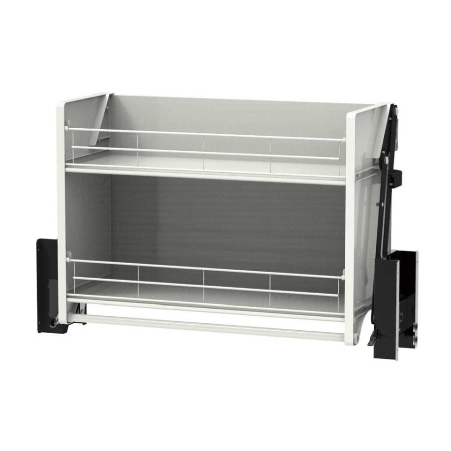 ダウンキャビネット　幅75cm キッチン昇降棚 H3621 昇降式吊戸棚ダウンキャビネット 間口750mm用 : TOUEI