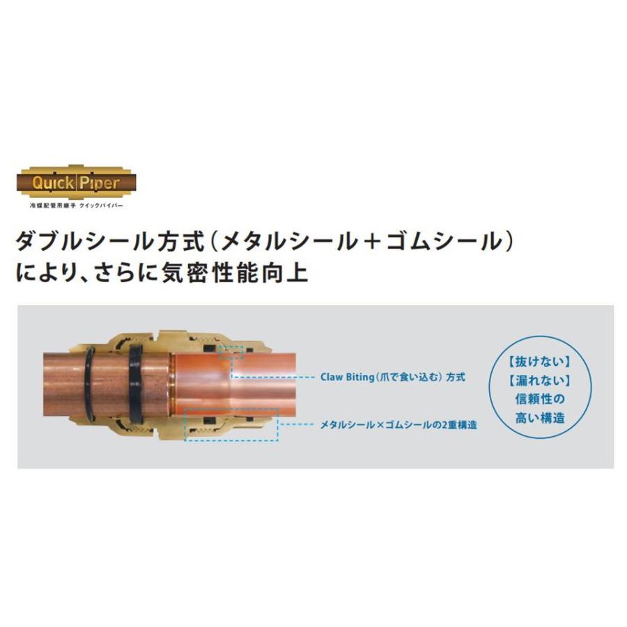 オーケー器材[KMJ09B]冷媒火無し継手 クイックパイパー : 家store