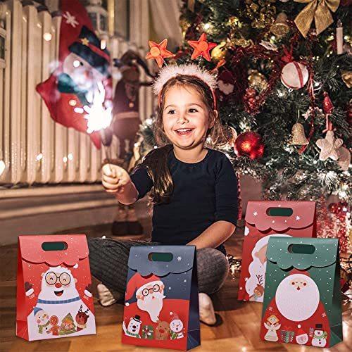 Pratyus クリスマス紙袋 ギフトバッグ Merry Christmas手提げ袋 サンタクロース 雪だるま クリスマスツリー 4柄12枚 S 2129 Iexpress 通販 Yahoo ショッピング