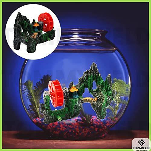 22人気の レイアウト用品 Tommyfield 水槽 オブジェ 風車 オーナメント アクアリウム 置物 インテリア A