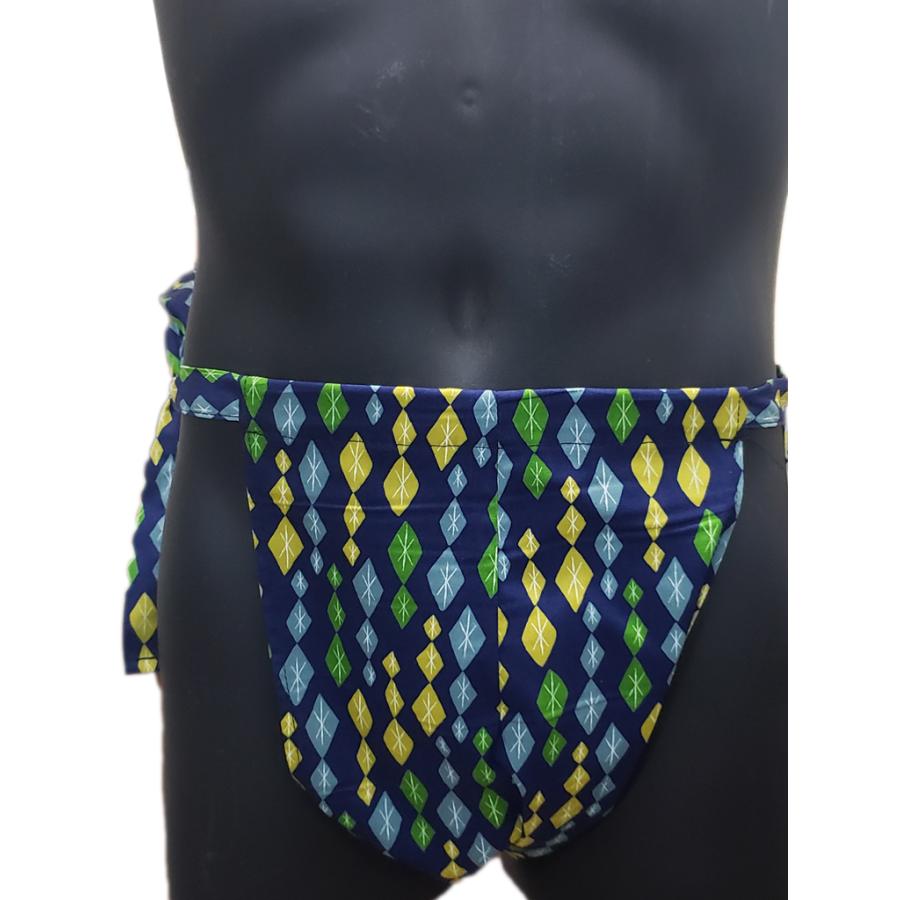 ふんどしパンツ ふんどし女子 女性向け 日本製 送料無料 もっこ褌 妊活 安眠グッズ ダイヤ柄 紺色 セミビキニ 綿100 Spf Sb Daiya Kon 稲田布帛ヤフー店 通販 Yahoo ショッピング