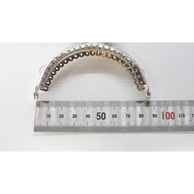 0102 がま口 口金 ハンドメイド 手芸 金属 パーツ 大玉 ガラス カラフル 幅約8.5cm 10個セット 資材 手作り 材料 素材 作製 裁縫 ガラス ゲンコ 縫い付けタイプ |  | 06