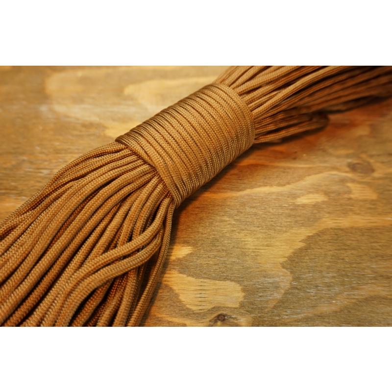 0114 テントロープ ブラウン ガイロープ ガイドロープ 9芯 パラコード 長さ31m 31メートル  キャンプ用品 タープ ロープ 防災グッズ アウトドア 送料無料 |  | 03