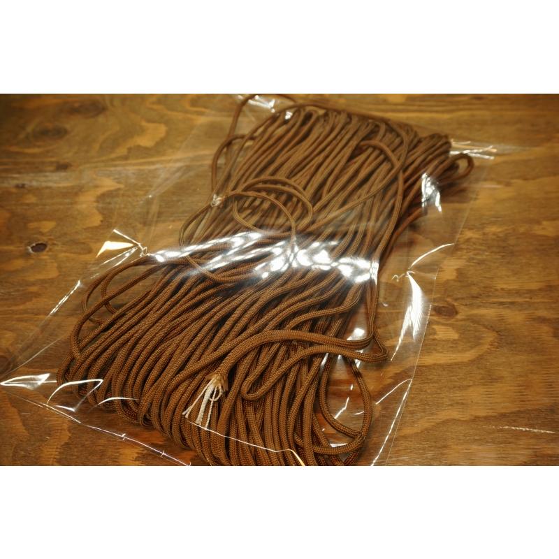 0114 テントロープ ブラウン ガイロープ ガイドロープ 9芯 パラコード 長さ31m 31メートル  キャンプ用品 タープ ロープ 防災グッズ アウトドア 送料無料 |  | 05