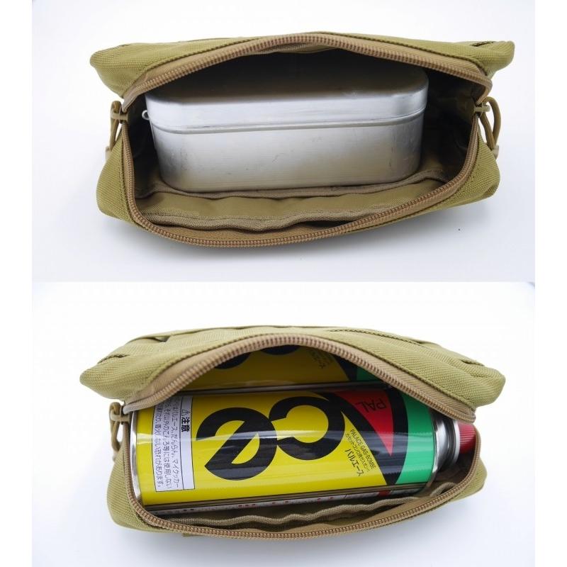 0116 タクティカルバッグ MOLLEシステム 多機能バッグ アウトドア ミリタリー フィールド サバイバルゲーム サバゲー 収納 ツールバッグ 23*13 ベージュ |  | 02