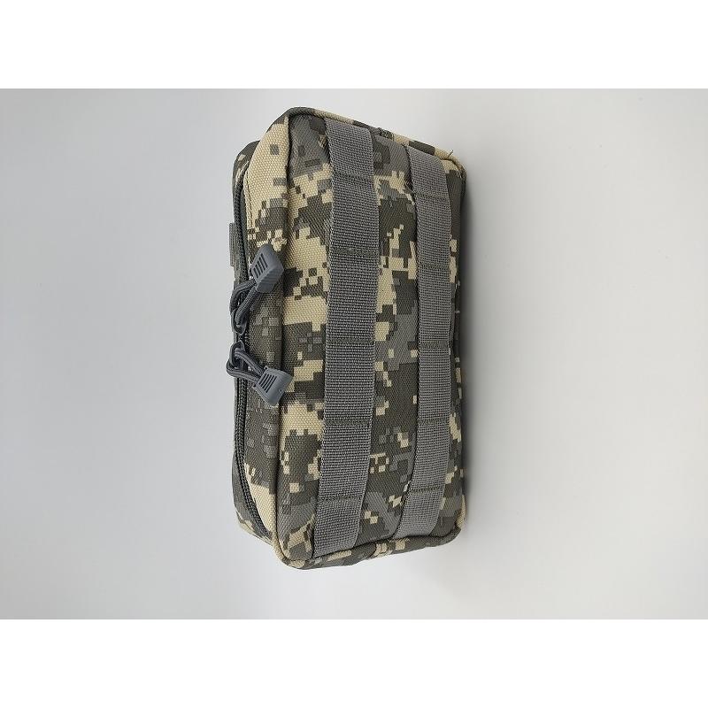 0119 タクティカルバッグ MOLLEシステム 多機能バッグ アウトドア ミリタリー フィールド サバイバルゲーム サバゲー 収納 ツールバッグ 23*13 ACU迷彩 |  | 01
