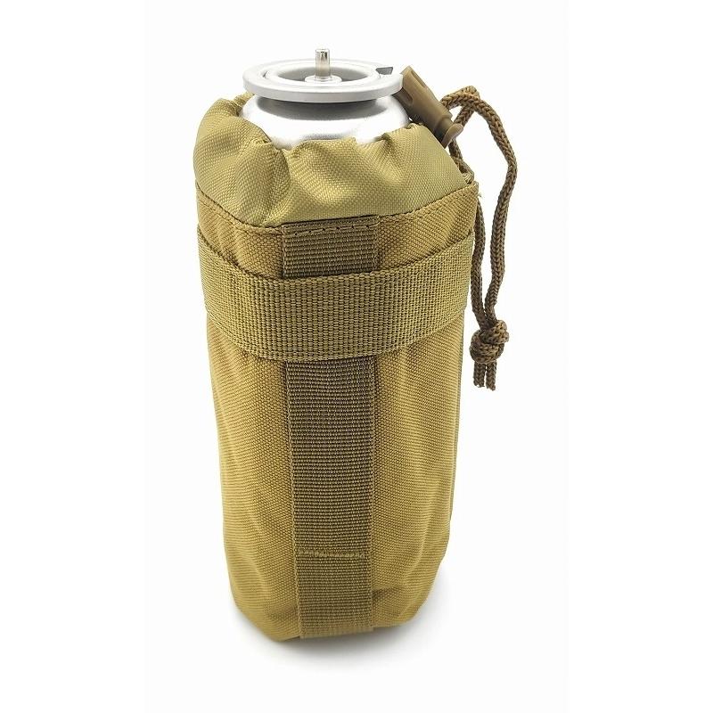 0121 水筒ポーチ ミリタリー ペットボトル 550ml モールシステム Molle タクティカル ボトルポーチ ドリンクアウトドア ホルダー ベージュ |  | 01