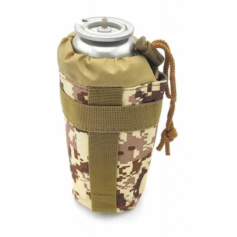 0124 水筒ポーチ ミリタリー ペットボトル 550ml モールシステム Molle タクティカル ボトルポーチ ドリンクアウトドア ホルダー サバゲ― ナイロン ACU迷彩2 |  | 01