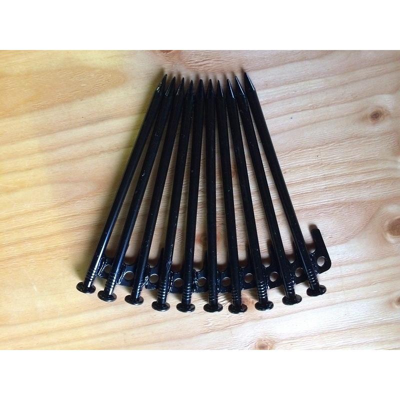 0162 スチールペグ 20本セット 20cm ペグ スチール テント用ペグ キャンプ設営用具 キャンプ アウトドア 登山 硬い土 砂地 草地用 |  | 01