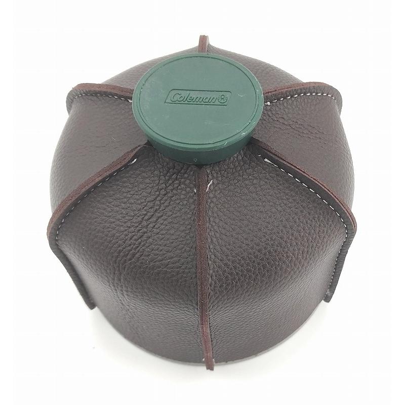 0249 OD缶 ガス缶カバー ガス缶 カバー レザー 230サイズ レザーワインレッド ヘキサタイプ | 