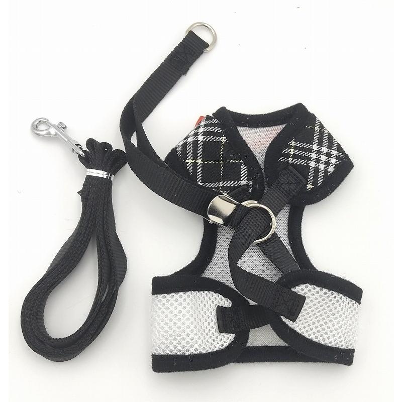 0287 犬服 ハーネスベスト ブラック Lサイズ ベスト 脱毛保護 着脱簡単 お散歩 お出掛け 猫 小型犬 かわいい ペット服 防寒着 雪?策 |  | 02