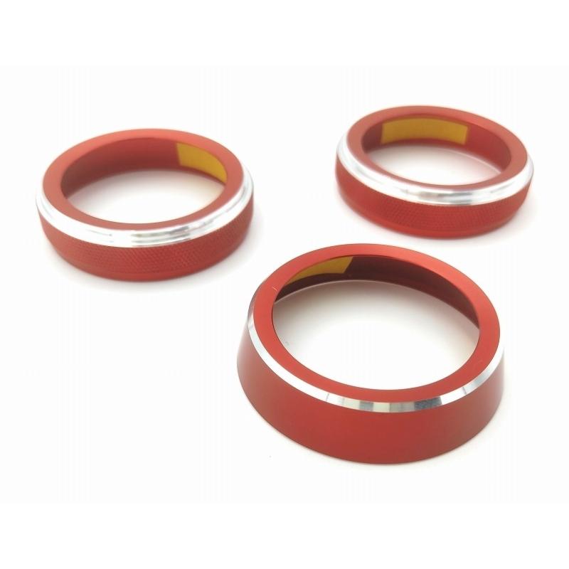 0303 ジムニー ダイアルリング レッド エアコンパネル エアコンダイヤルカバー エアコンリング エアコンダイヤルカバー |  | 02