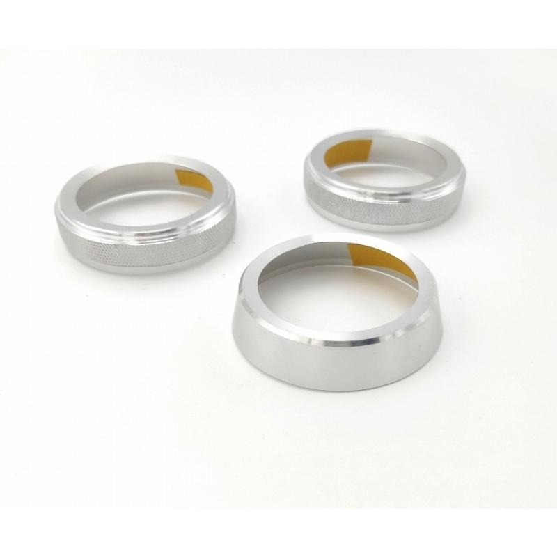 0305 ジムニー ダイアルリング シルバー エアコンパネル エアコンダイヤルカバー エアコンリング エアコンダイヤルカバー |  | 03