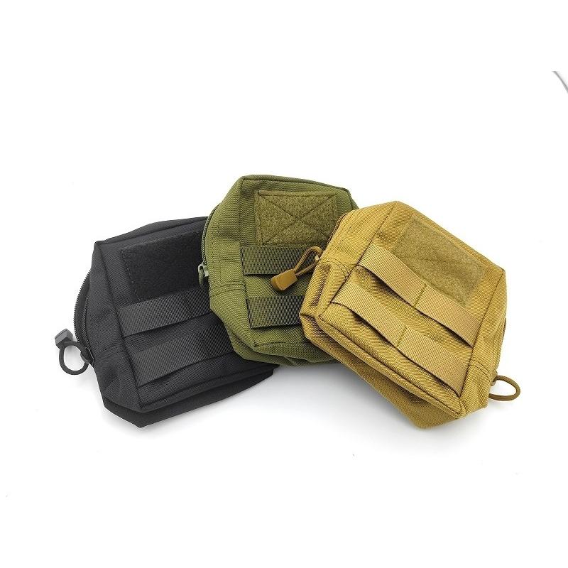 0313 タクティカルバッグ MOLLEシステム 多機能バッグ アウトドア ミリタリー フィールド サバイバルゲーム サバゲー ツールバッグ 15*11 アーミーグリーン |  | 02