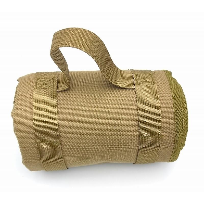 0315 シューティングマット 射撃用マット グランドシート タクティカルマット 900Dナイロン製 折りたたみ式 取っ手付き ベージュ |  | 02