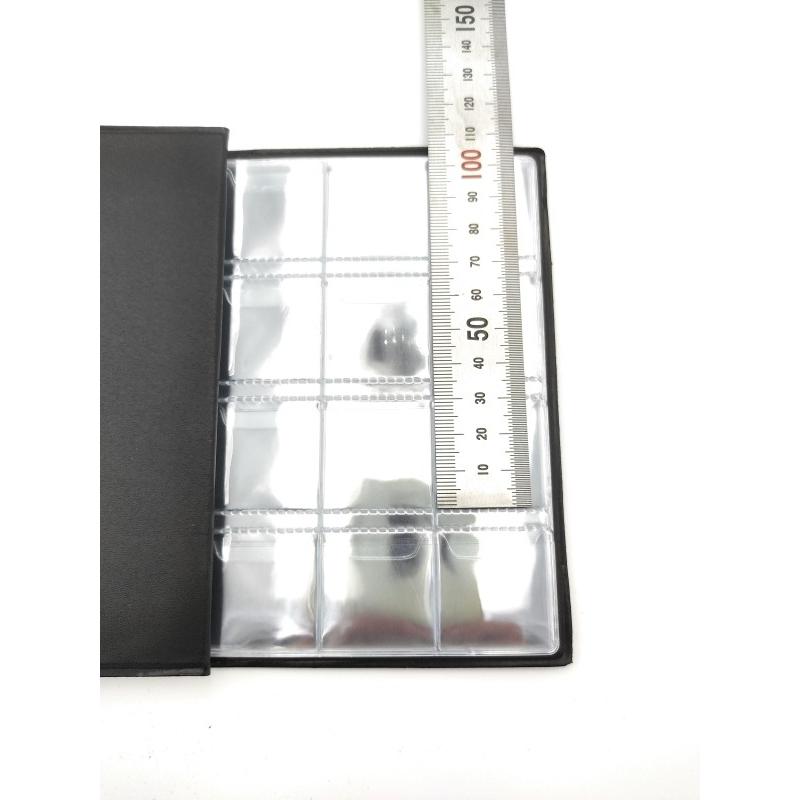 0323 コインアルバム コインファイル 大容量 120枚 収納 ポケット サイズ コインホルダー コイン収集 古銭 貨幣 硬貨 ケース 保存用ホルダー ブルー |  | 03