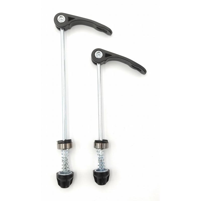 0342 自転車 クイック リリースレバー ハブ串 サイクリング ホイール 串 パーツ ブラック | 