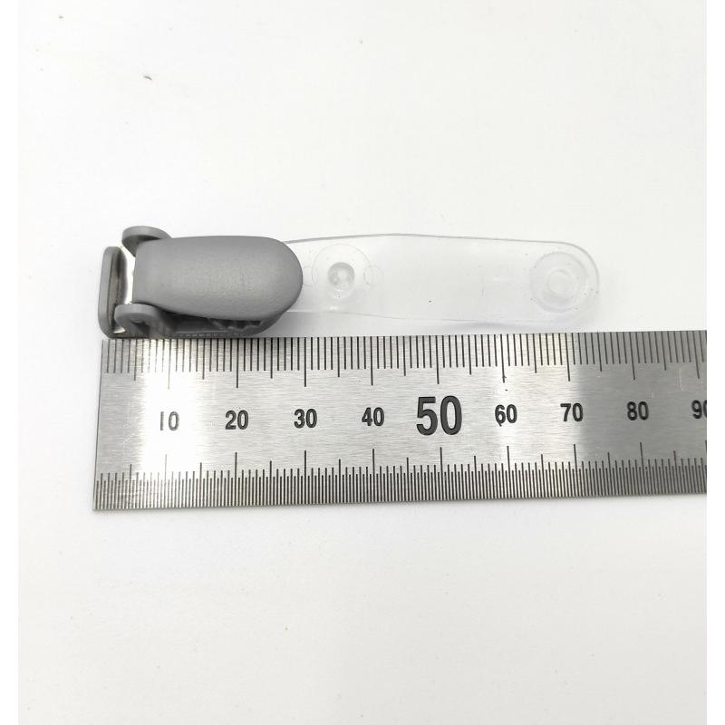 0370 バンドクリップ 名札用クリップ 10個セット グレー クリップ 手芸 名札ホルダー IDカードホルダー 名札 |  | 01
